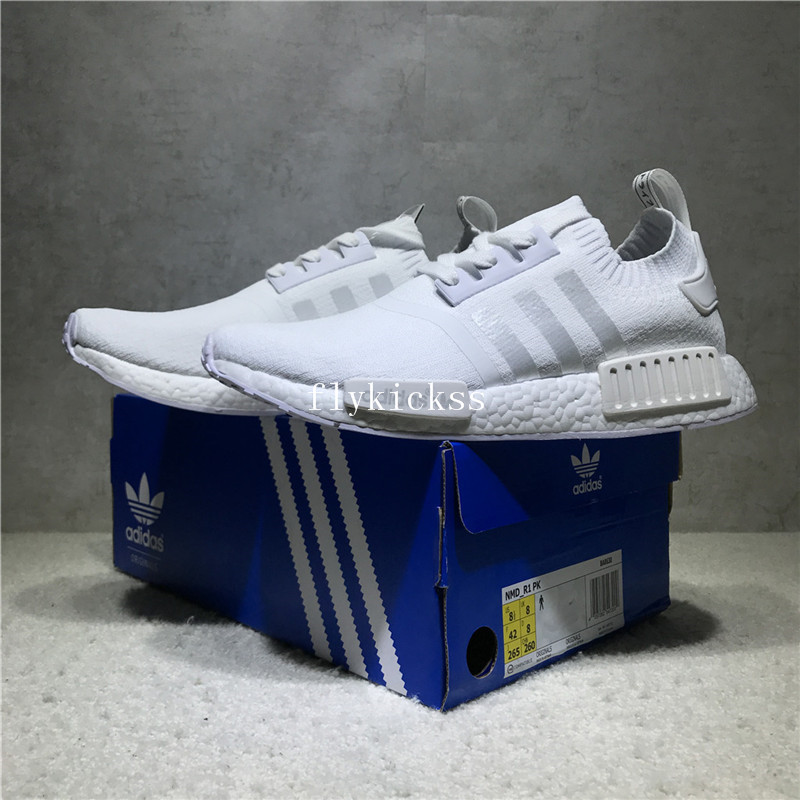 Adidas Originals NMD R1 PK Triple White BA8630